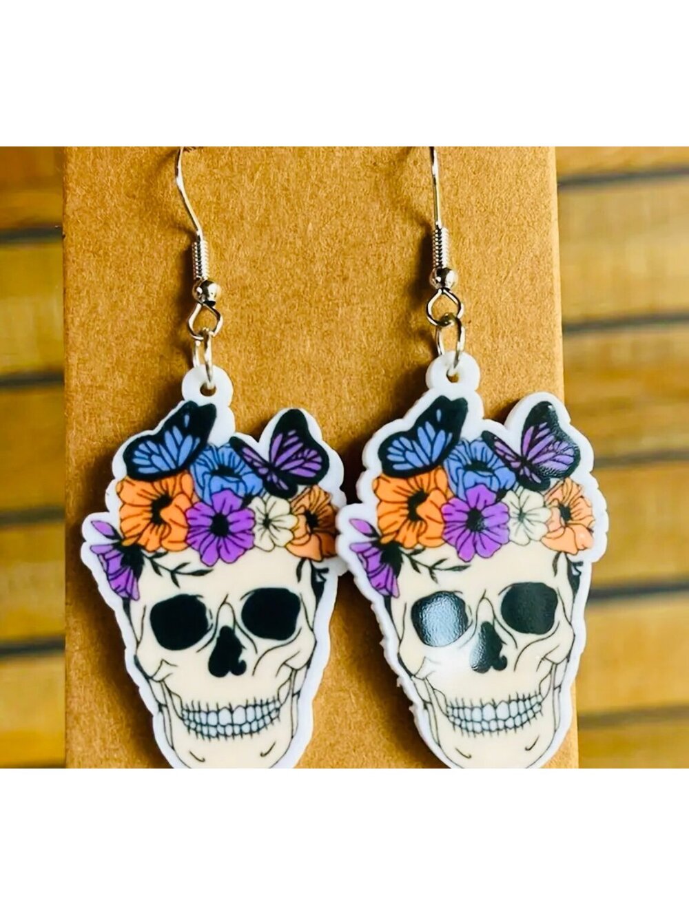 New - Fun ! “Halloween* - Skeleton Dangle Earrings